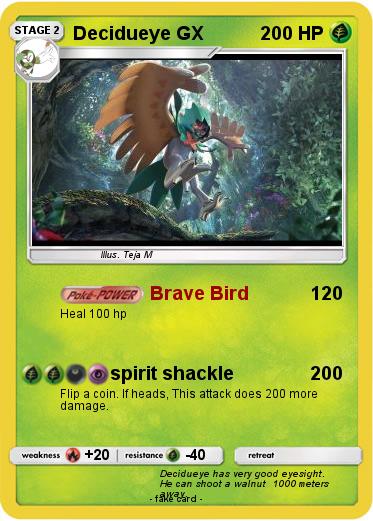 Pokemon Decidueye GX