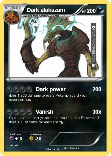Pokemon Dark alakazam