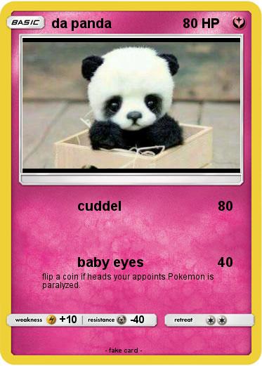 Pokemon da panda