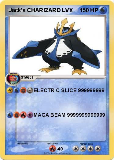 Pokemon Jack's CHARIZARD LVX