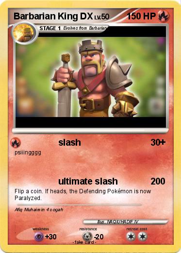 Pokemon Barbarian King DX