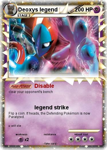 Pokemon Deoxys legend