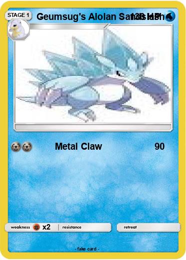 Pokemon Geumsug's Alolan Sandslash