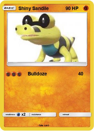 Pokemon Shiny Sandile
