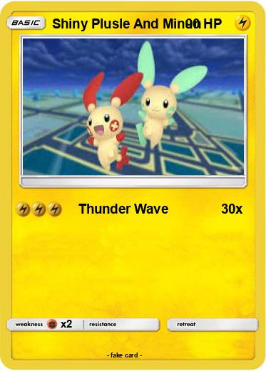 Pokemon Shiny Plusle And Minun