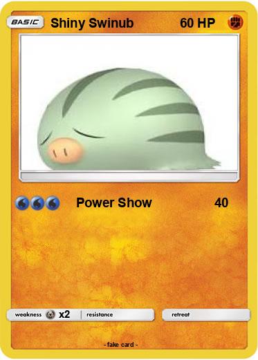 Pokemon Shiny Swinub
