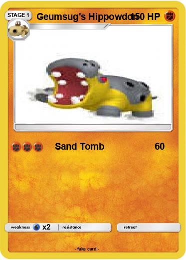 Pokemon Geumsug's Hippowdon