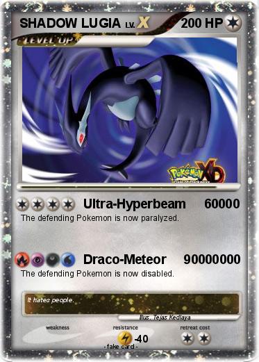 Pokemon SHADOW LUGIA