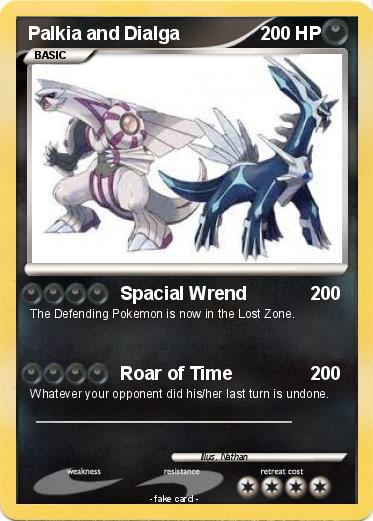 Pokemon Palkia and Dialga