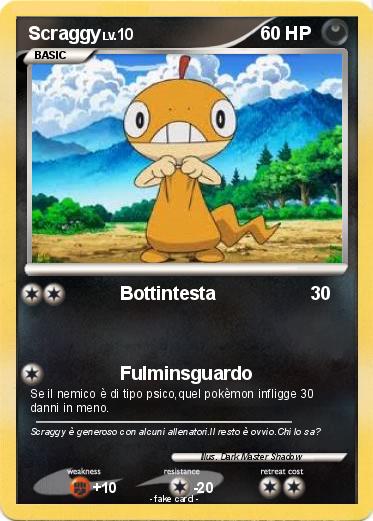 Pokemon Scraggy