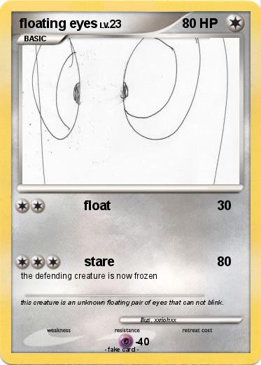 Pokemon floating eyes