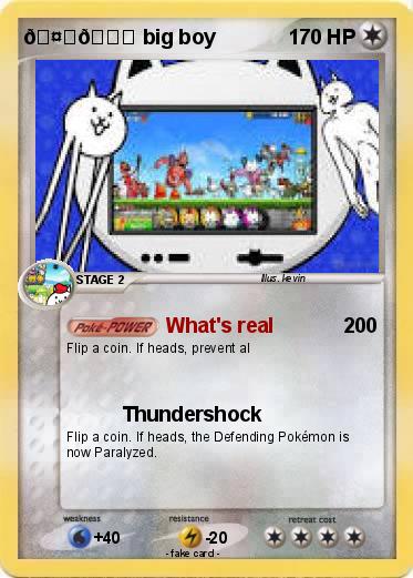 Pokemon ?? big boy