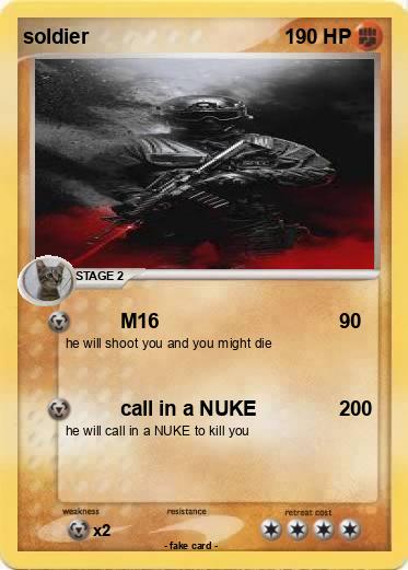 Pokemon soldier