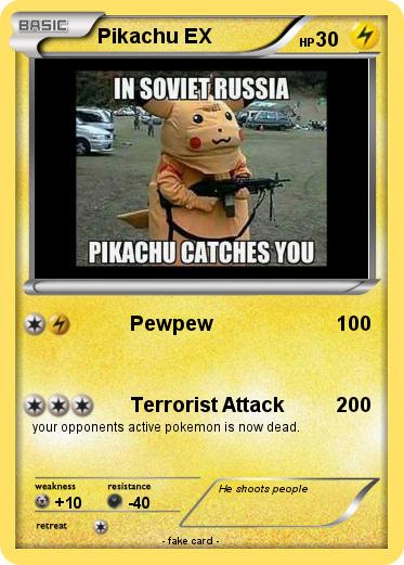 Pokemon Pikachu EX