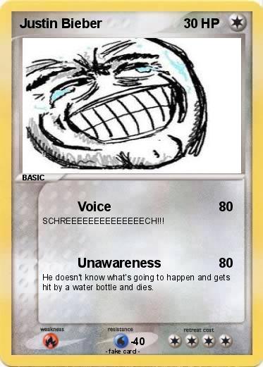 Pokemon Justin Bieber