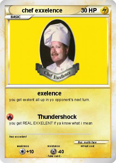 Pokemon chef exxelence