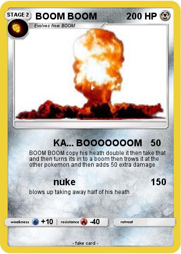 Pokemon BOOM BOOM