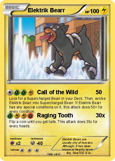 Pokemon Elektrik Bearr