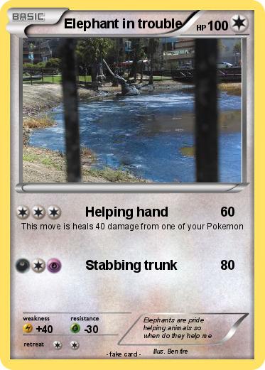Pokemon Elephant in trouble