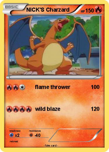 Pokemon NICK'S Charzard
