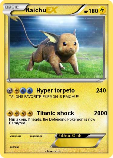 Pokemon Raichu