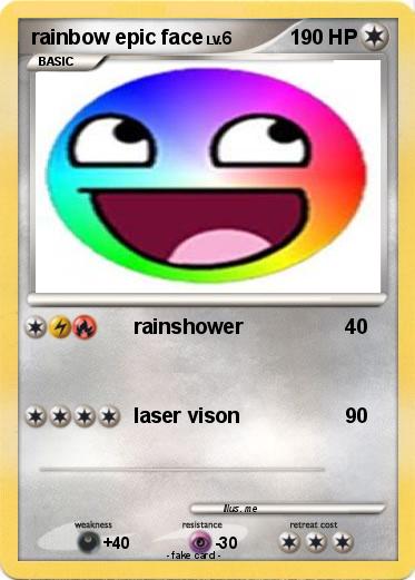Pokemon rainbow epic face