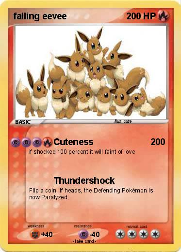 Pokemon falling eevee