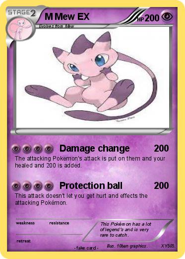 Pokemon M Mew EX