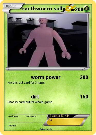 Pokemon earthworm sally