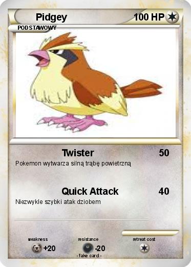 Pokemon Pidgey