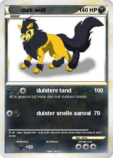 Pokemon dark wolf