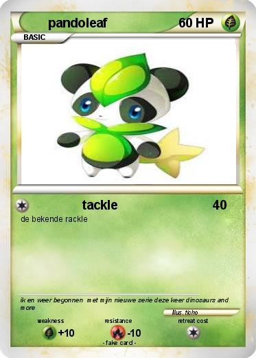 Pokemon pandoleaf