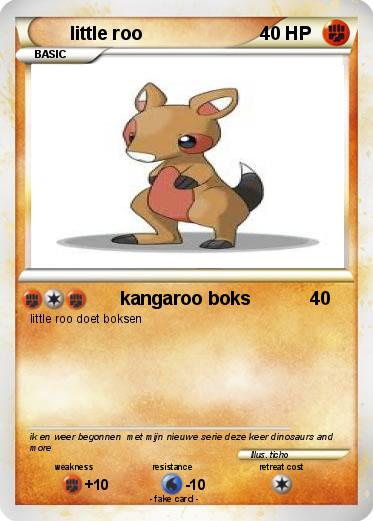 Pokemon little roo