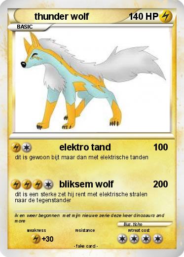 Pokemon thunder wolf