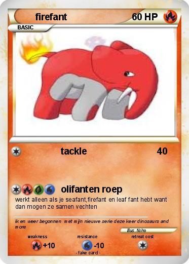 Pokemon firefant