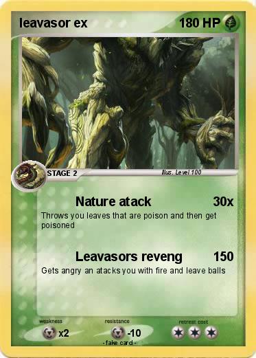 Pokemon leavasor ex
