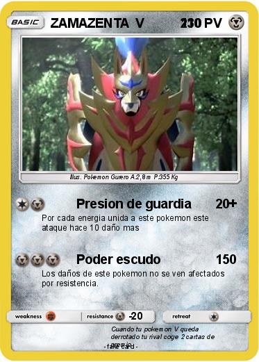 Pokemon ZAMAZENTA  V          230