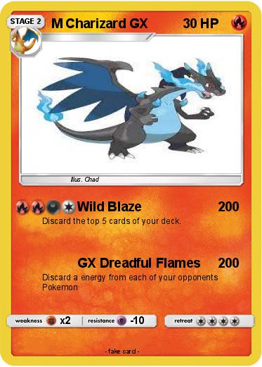Pokemon M Charizard GX