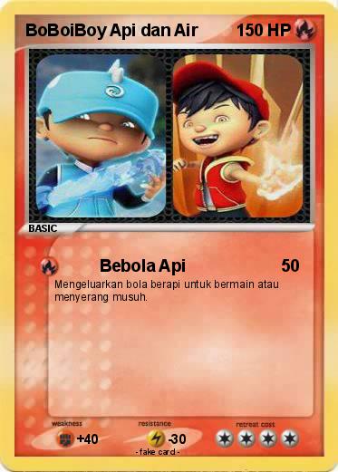 Pokemon BoBoiBoy Api dan Air