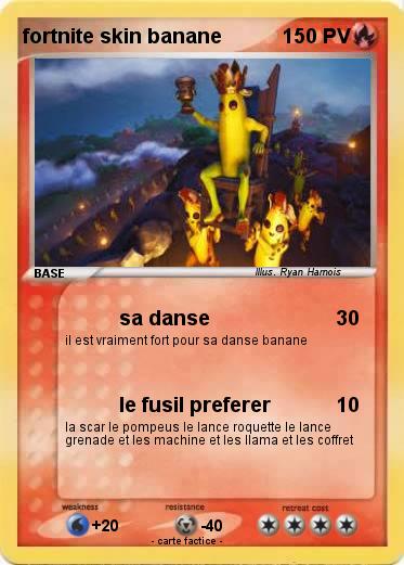 Pokemon fortnite skin banane