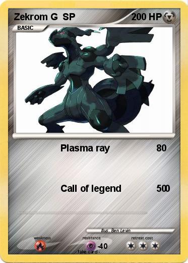 Pokemon Zekrom G  SP