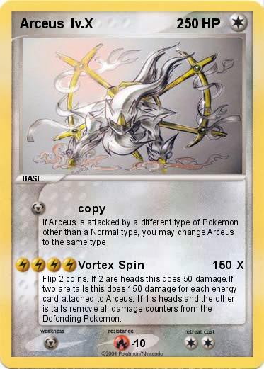 Pokemon Arceus  lv.X                       2