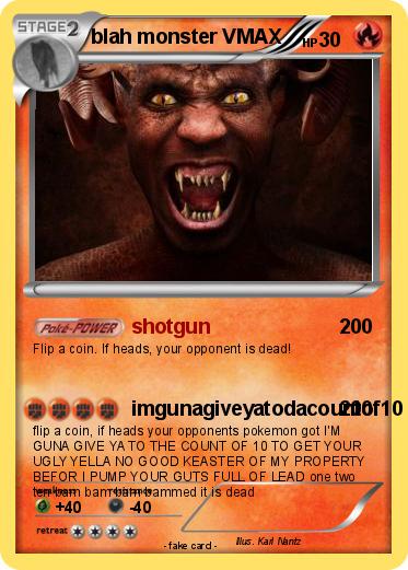 Pokemon blah monster VMAX