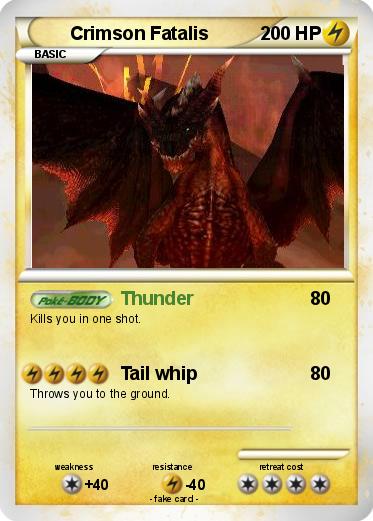 Pokemon Crimson Fatalis