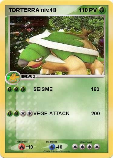 Pokemon TORTERRA niv.48             