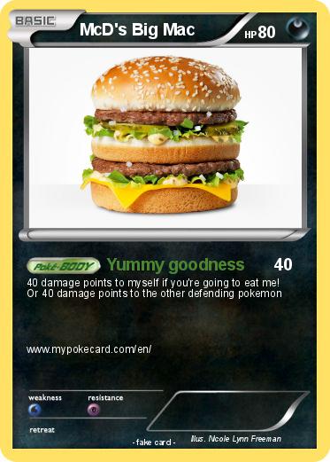 Pokemon McD's Big Mac
