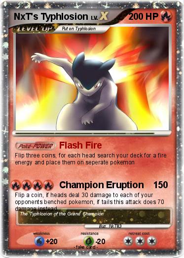 Pokemon NxT's Typhlosion