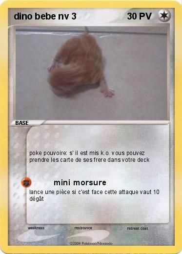 Pokemon dino bebe nv 3