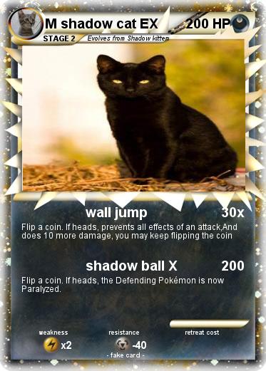 Pokemon M shadow cat EX
