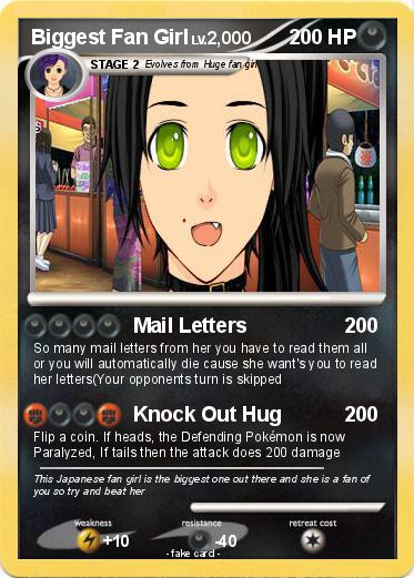 Pokemon Biggest Fan Girl